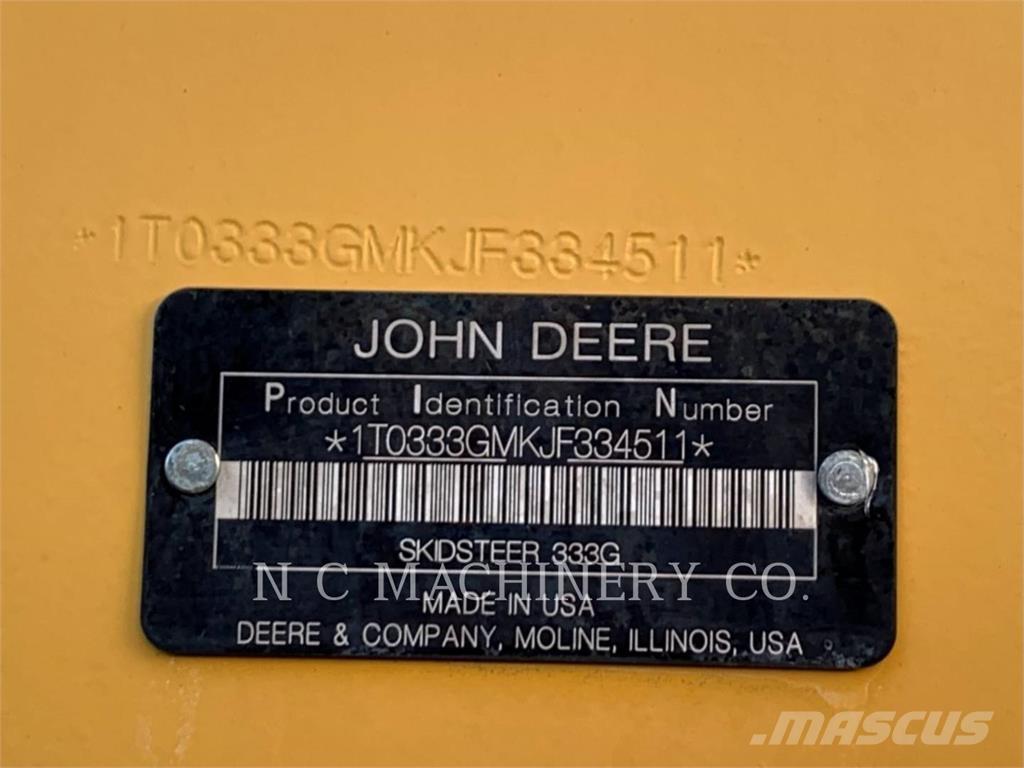 John Deere 333G Liukuohjatut kuormaajat