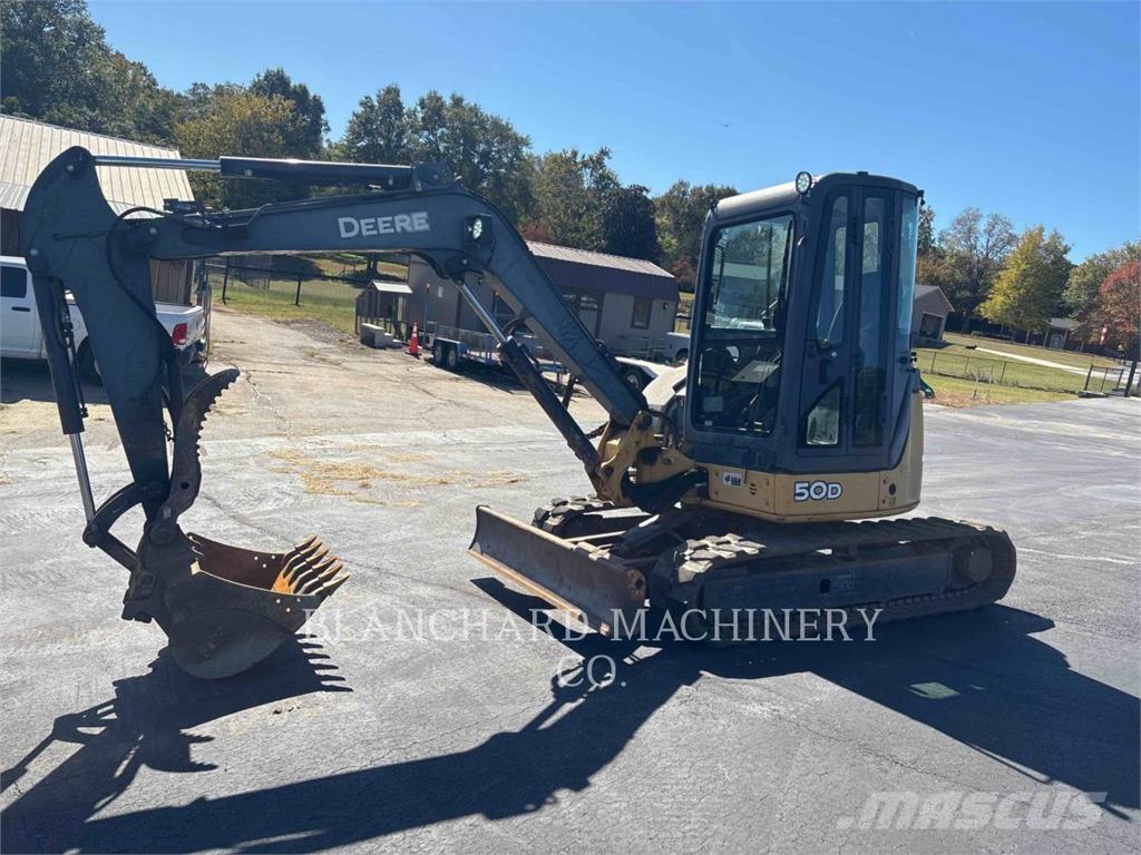 John Deere 50D Telakaivukoneet