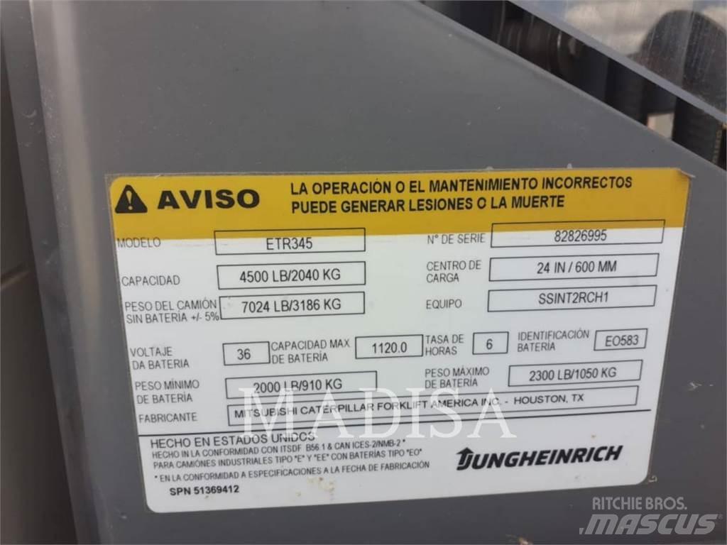 Jungheinrich ETR 345 Muut haarukkatrukit