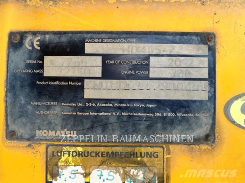 Komatsu HD405-7 Dumpperit