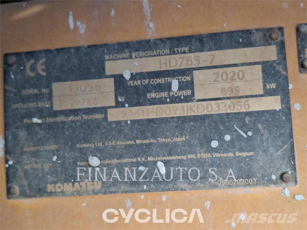Komatsu HD785-7 Dumpperit