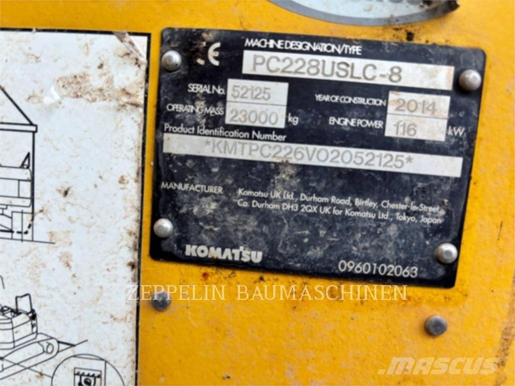 Komatsu PC228 Telakaivukoneet