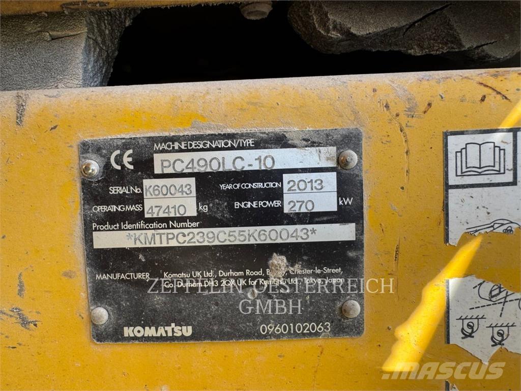 Komatsu PC490LC-10 Telakaivukoneet