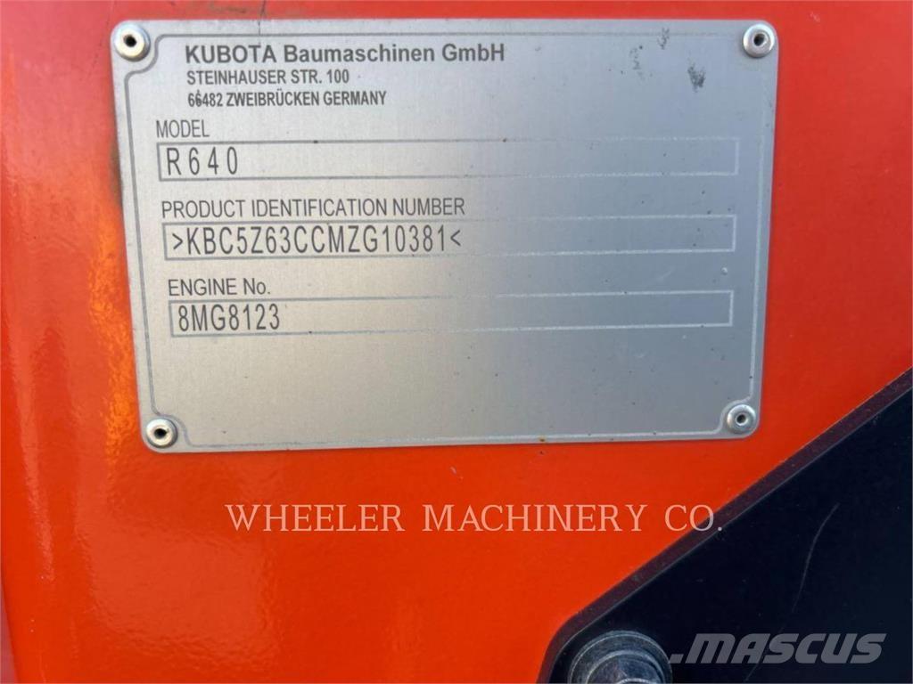 Kubota R640 CWL Pyöräkuormaajat