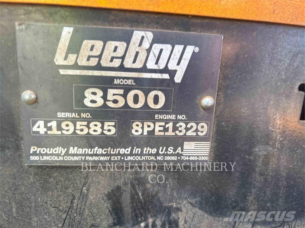 LeeBoy 8500E Asfalttikoneet
