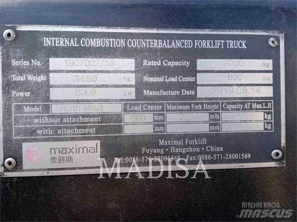MAXI-LIFT FD70T-MWJ3 Muut haarukkatrukit