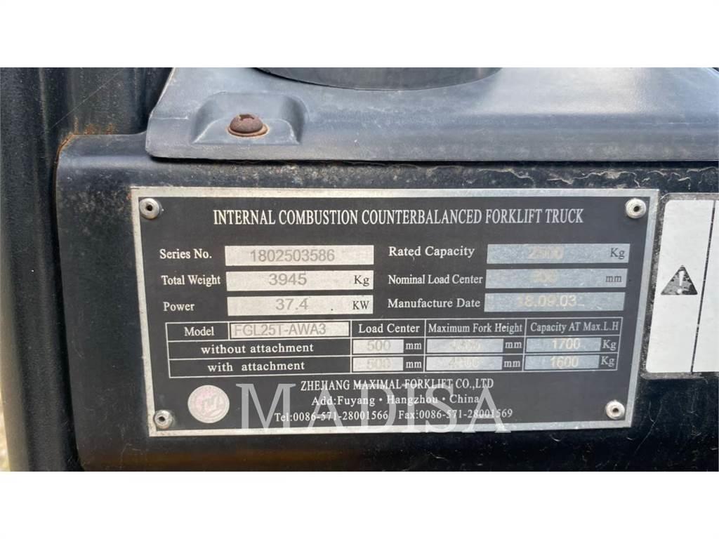 MAXI-LIFT FGL25T-WA3 Muut haarukkatrukit