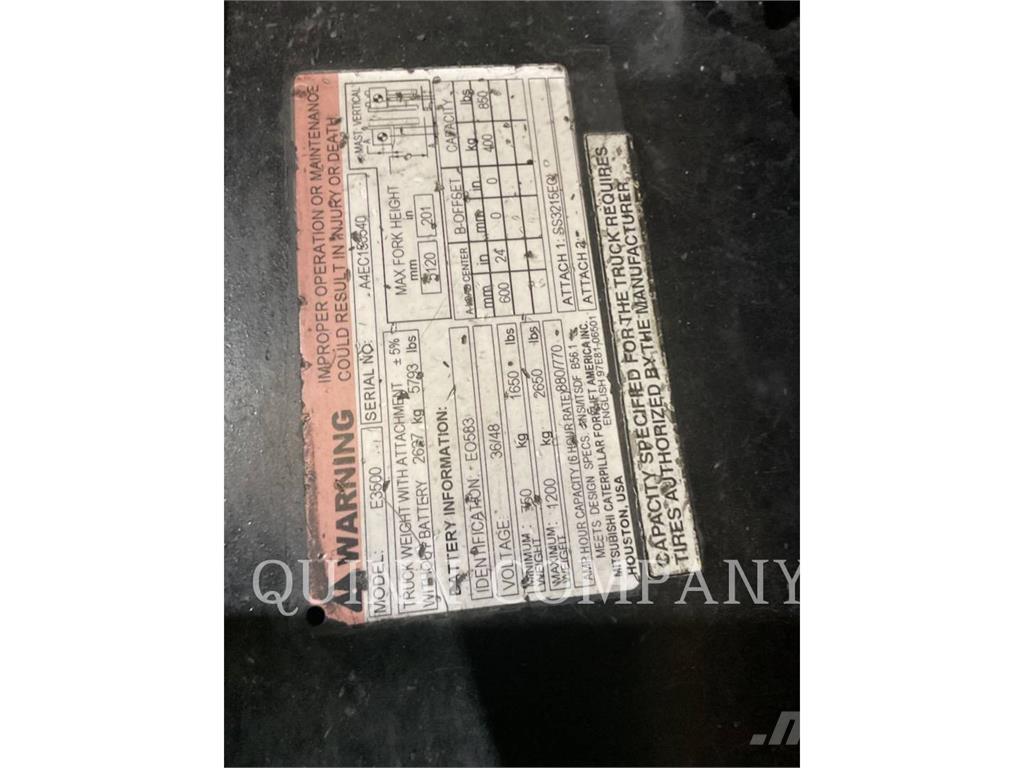 MCFA E3500-AC Muut haarukkatrukit