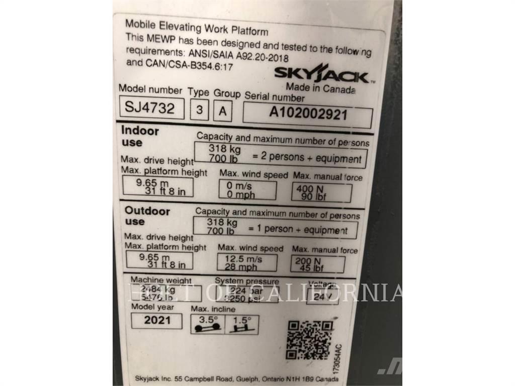 Skyjack SCISSOR32E Saksilavat