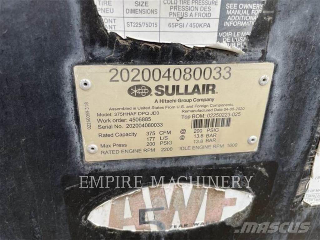 Sullair DPQ375HHAF Kompressorit