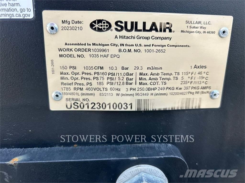 Sullair E1035HAF Paineilmakuivaimet
