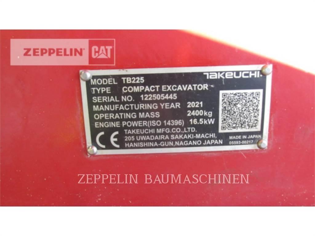 Takeuchi TB225 Telakaivukoneet