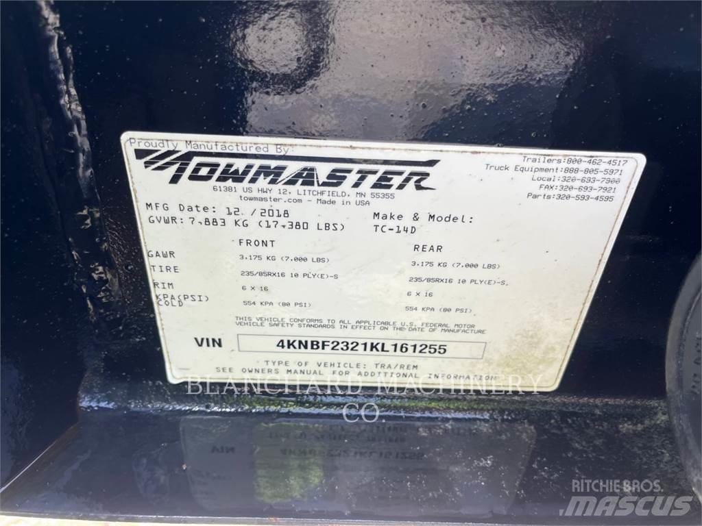 TOWMASTER TC-14D Muut perävaunut