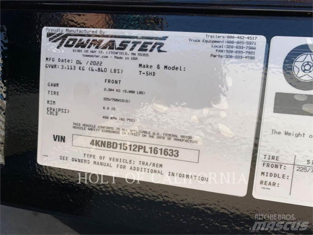 TOWMASTER TRLR DMP10 Muut perävaunut