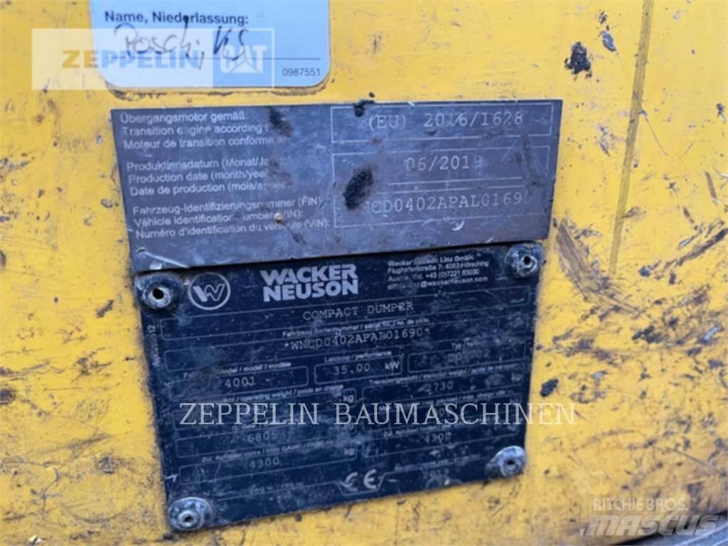 Wacker 4001 Dumpperit