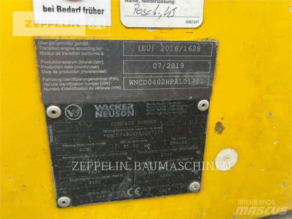Wacker 4001 Dumpperit