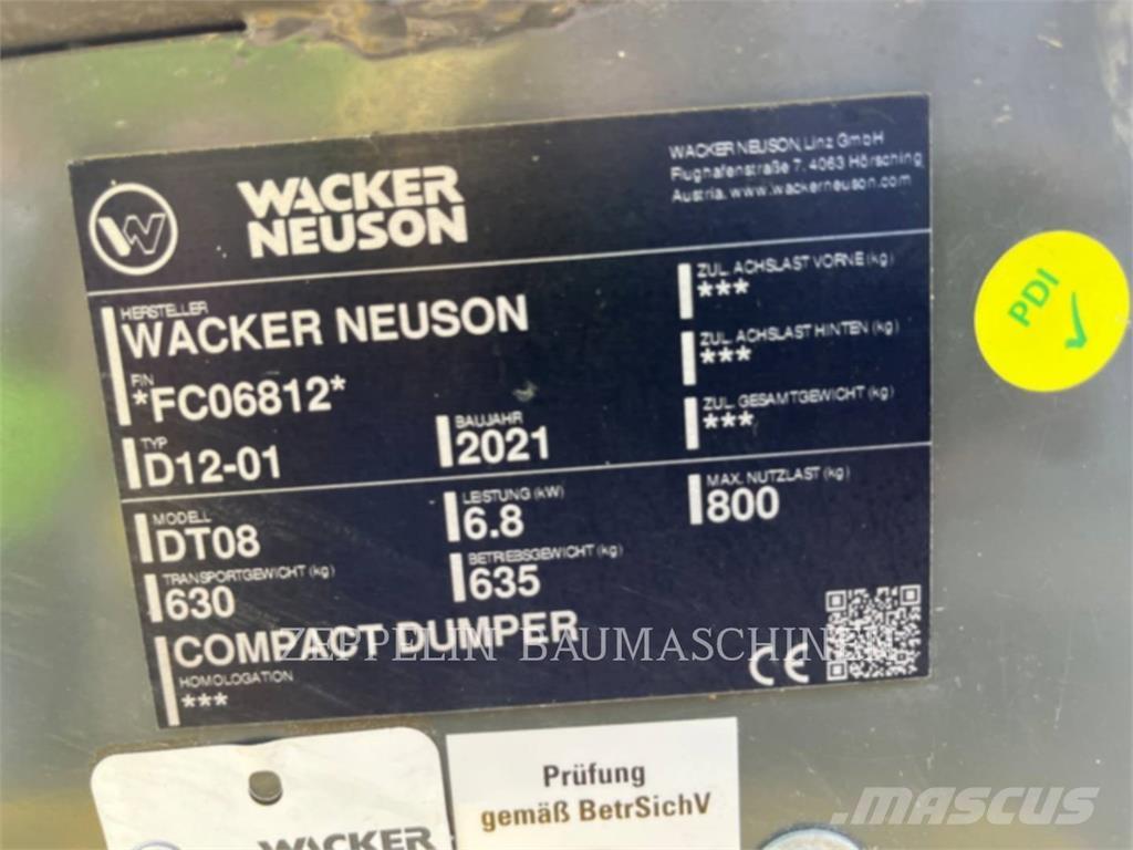 Wacker DT08 Dumpperit