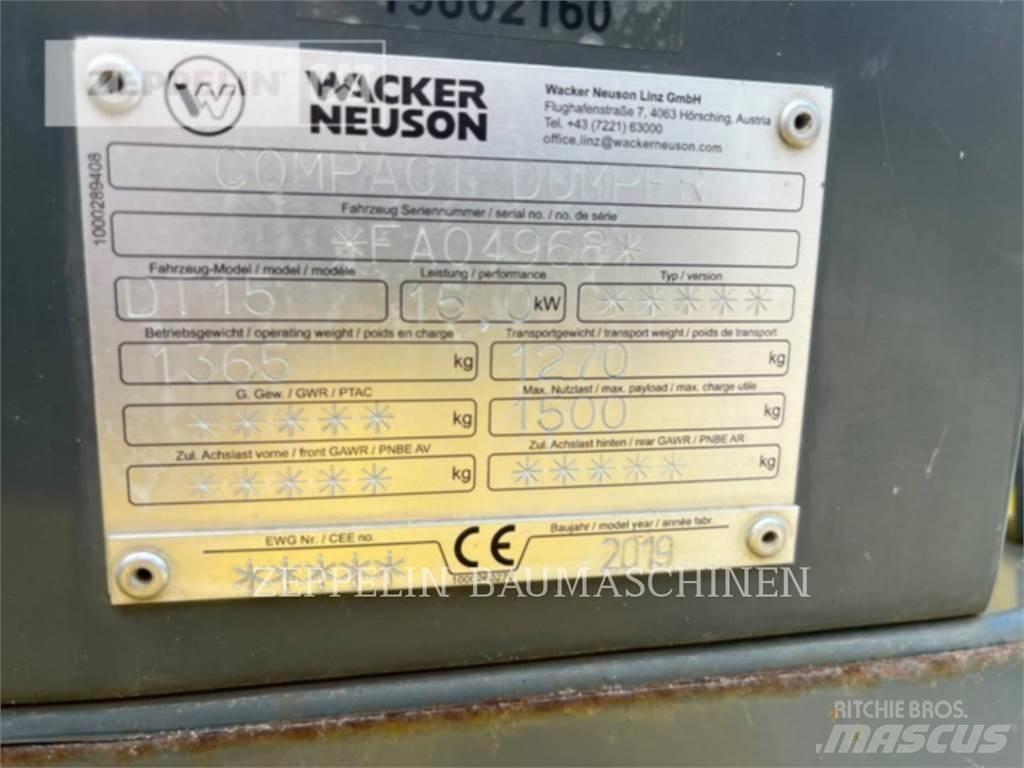Wacker DT15 Dumpperit