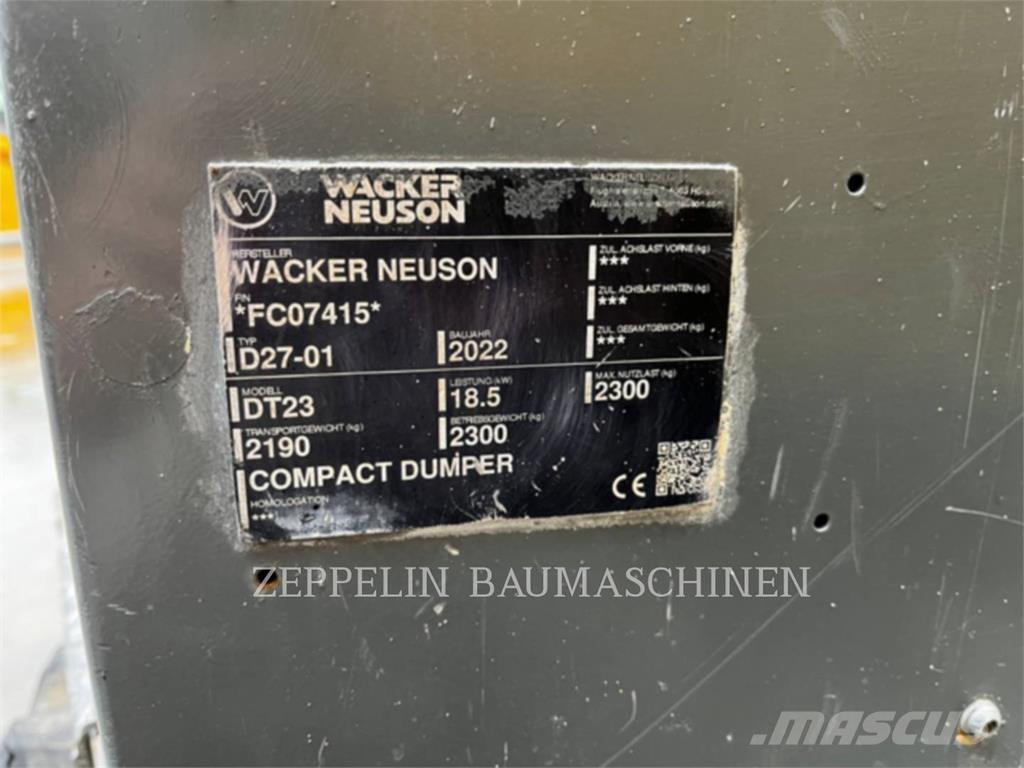 Wacker DT23 Dumpperit