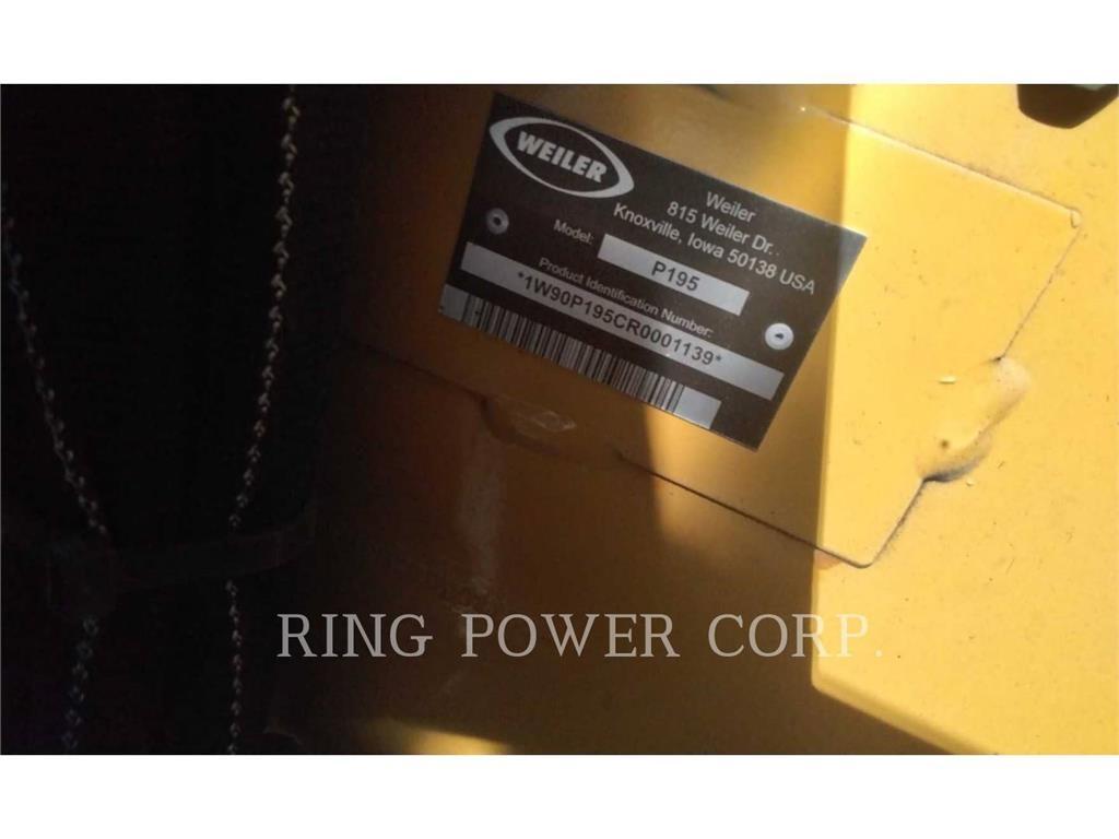 Weiler P195 Asfaltin uusiokäyttölaitteet