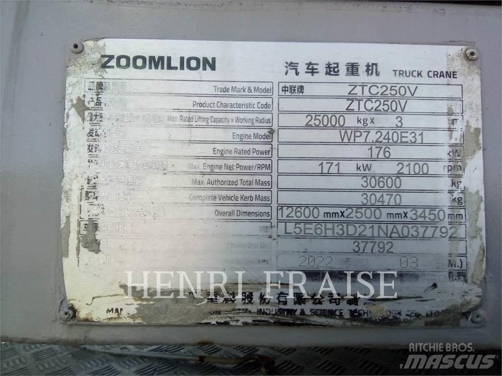 Zoomlion ZTC250V31 Mobiilinosturit