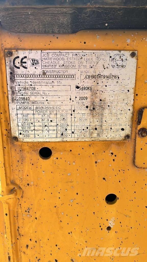 JCB 190 T Liukuohjatut kuormaajat