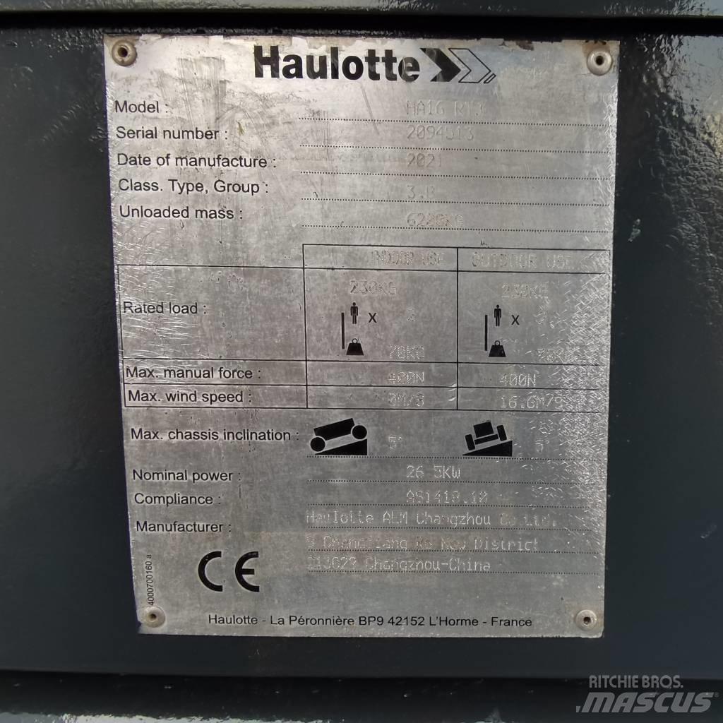 Haulotte HA16RTJ Kuukulkijat