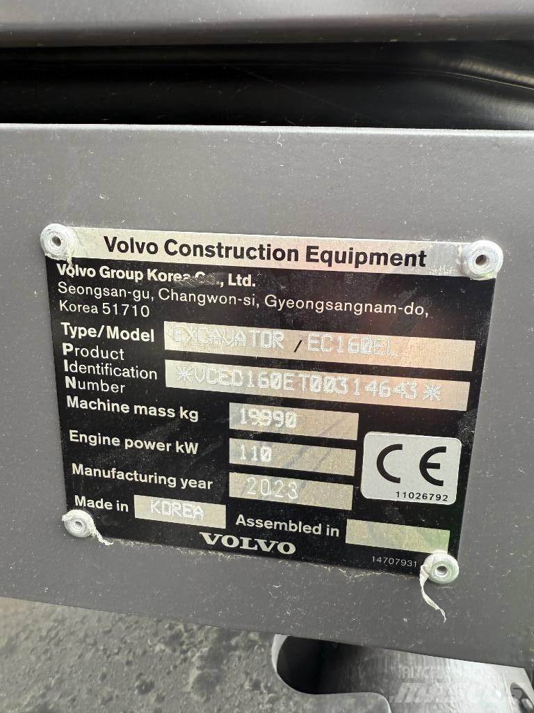 Volvo EC 160 E Telakaivukoneet