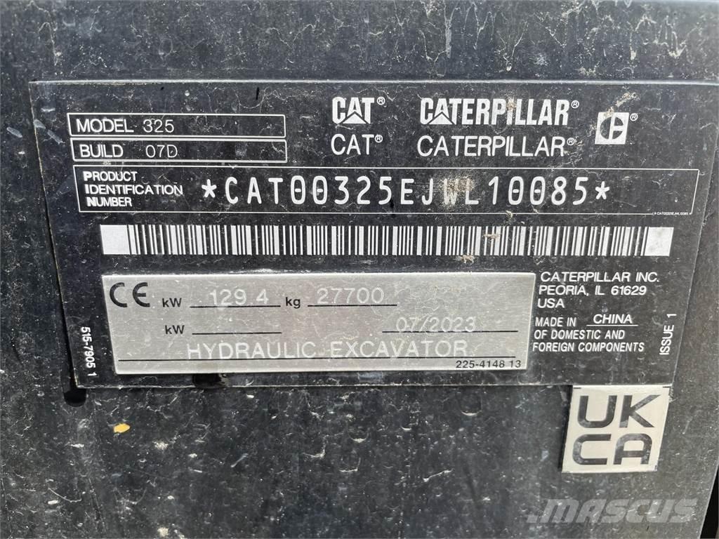 CAT 325 Telakaivukoneet