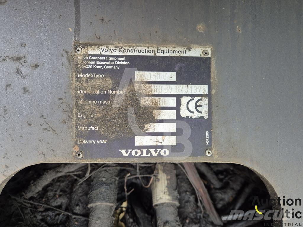 Volvo EW 160 B Pyöräkaivukoneet