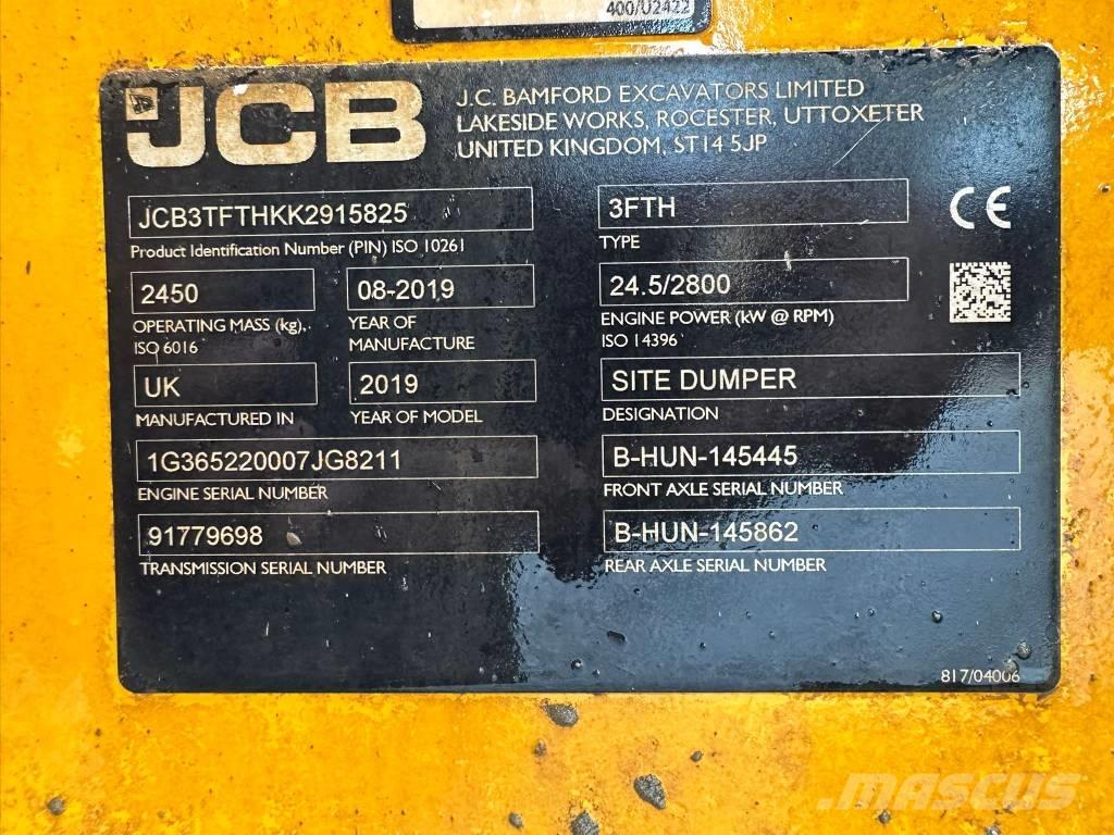 JCB 3 TFT Minidumpperit
