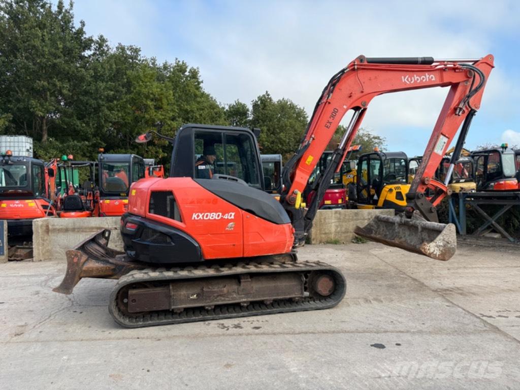 Kubota KX 080-4 Midikaivukoneet 7t - 12t