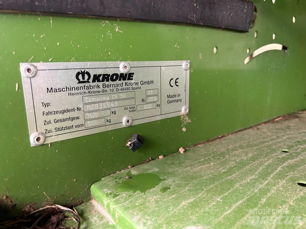Krone CV150XC Pyöröpaalaimet