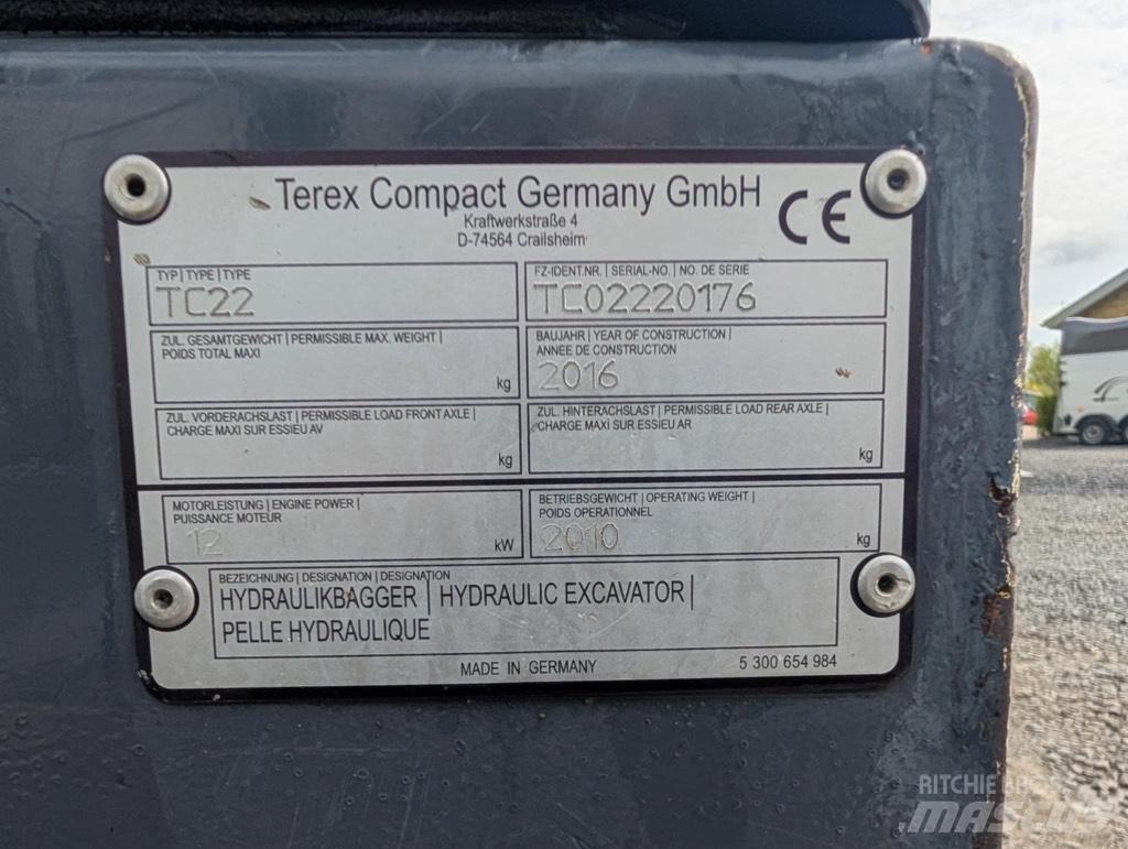 Terex TC 22-2 Telakaivukoneet