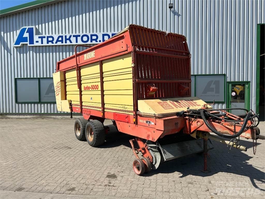Krone Turbo 5000 T Keräävät noukinvaunut ja silppurivaunut