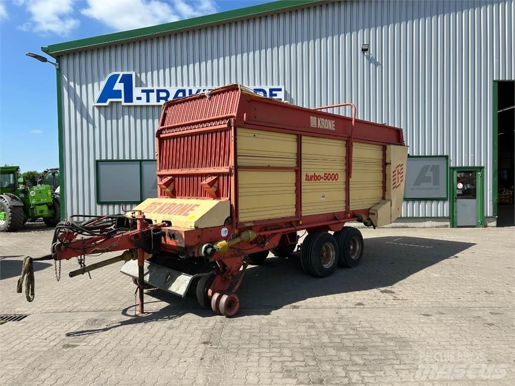 Krone Turbo 5000 T Keräävät noukinvaunut ja silppurivaunut