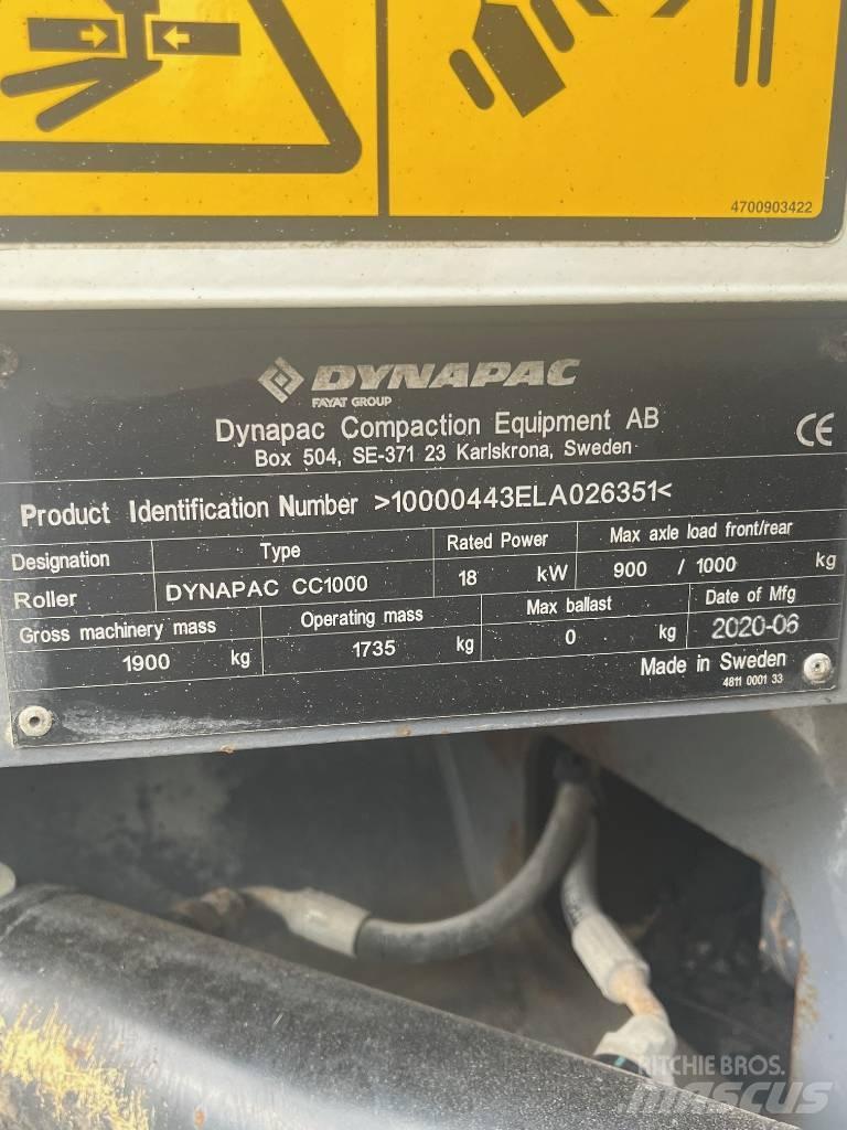 Dynapac CC 1000 Tandemjyrät