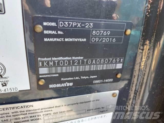Komatsu D37PX-23 Telaketjupuskutraktorit