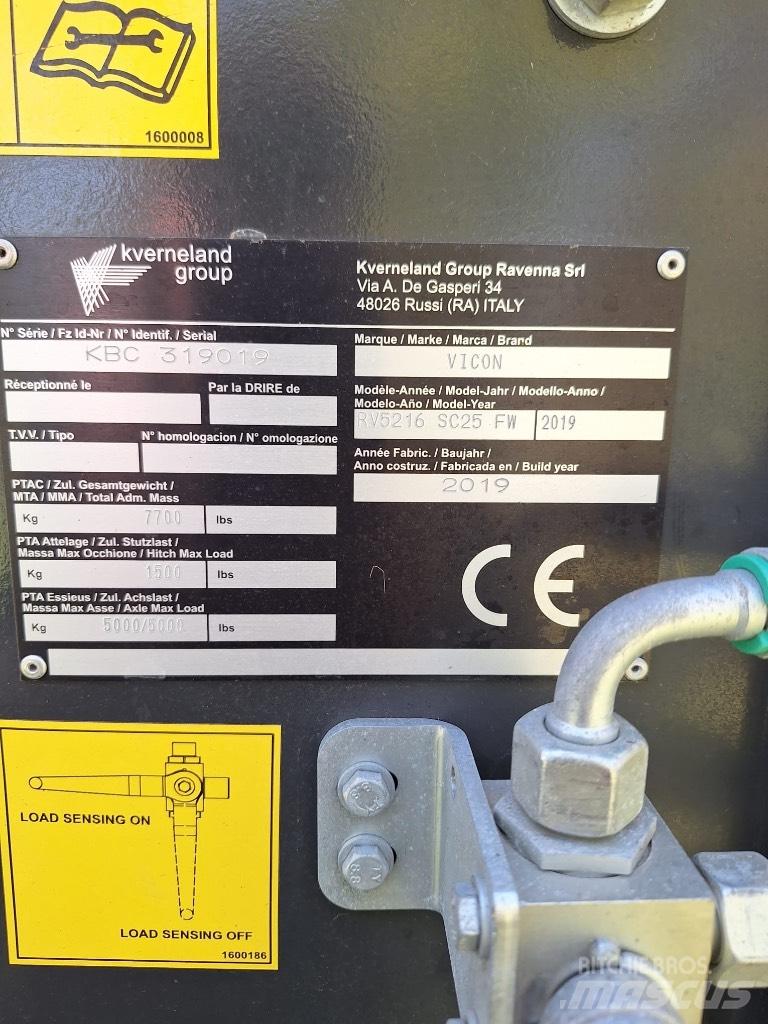 Vicon RV5216 Pyöröpaalaimet