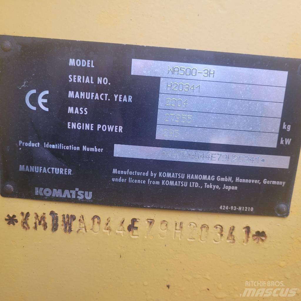 Komatsu WA500 Pyöräkuormaajat