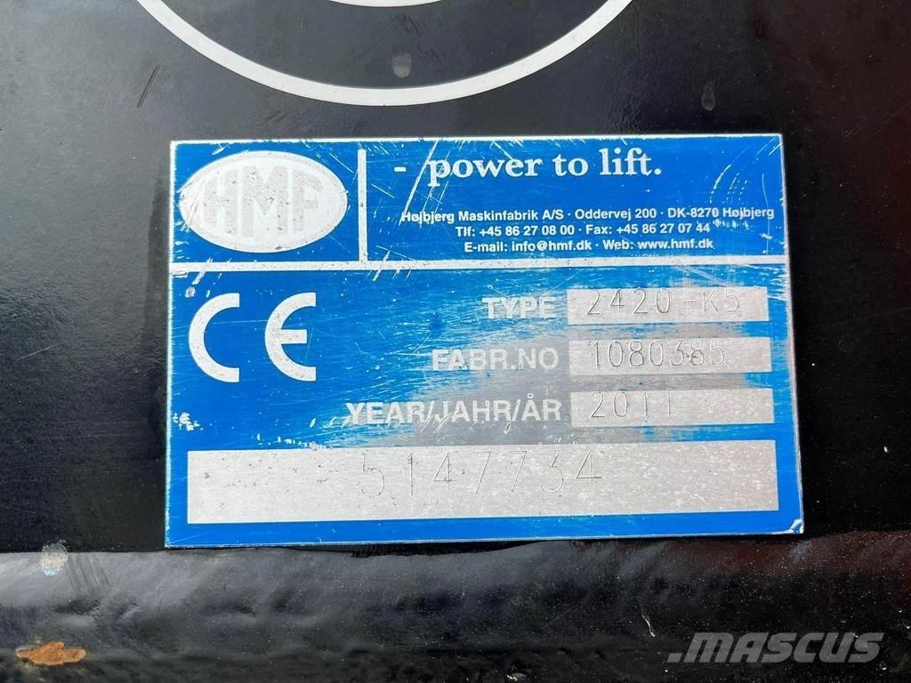 HMF 2420 K5 Kappaletavaranosturit