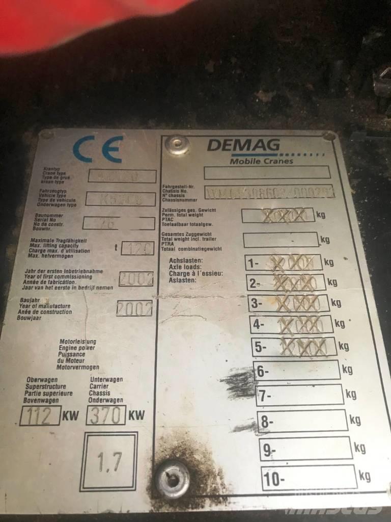 Demag AC 120 Mobiilinosturit
