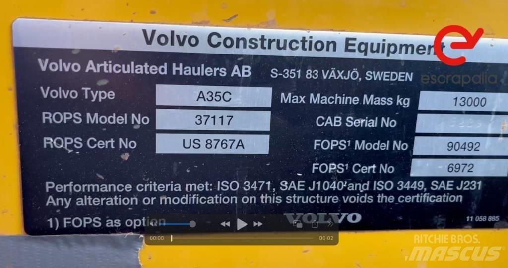Volvo A 35 C Dumpperit