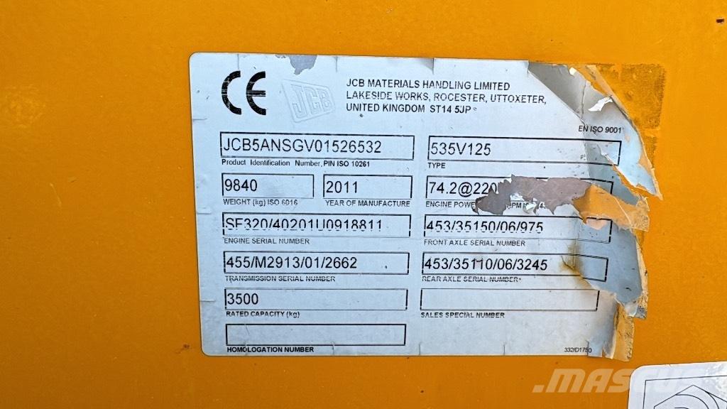 JCB 535-125 Hiviz Kurottajat