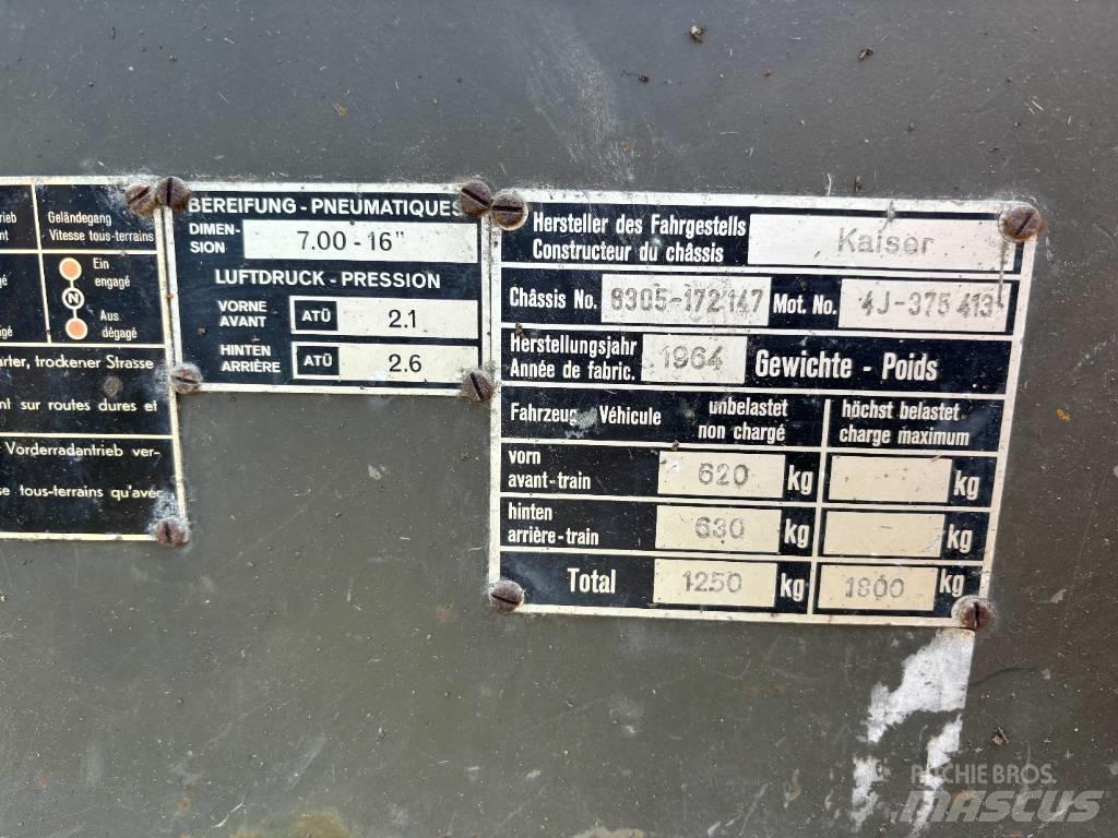 Jeep CJ 5 Kaiser Henkilöautot