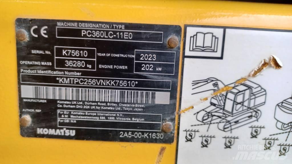Komatsu PC360LC-11E0 Telakaivukoneet