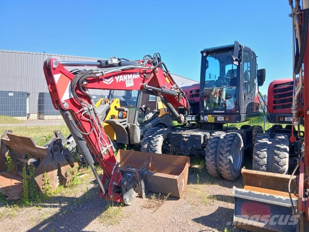 Yanmar B 75 W Pyöräkaivukoneet