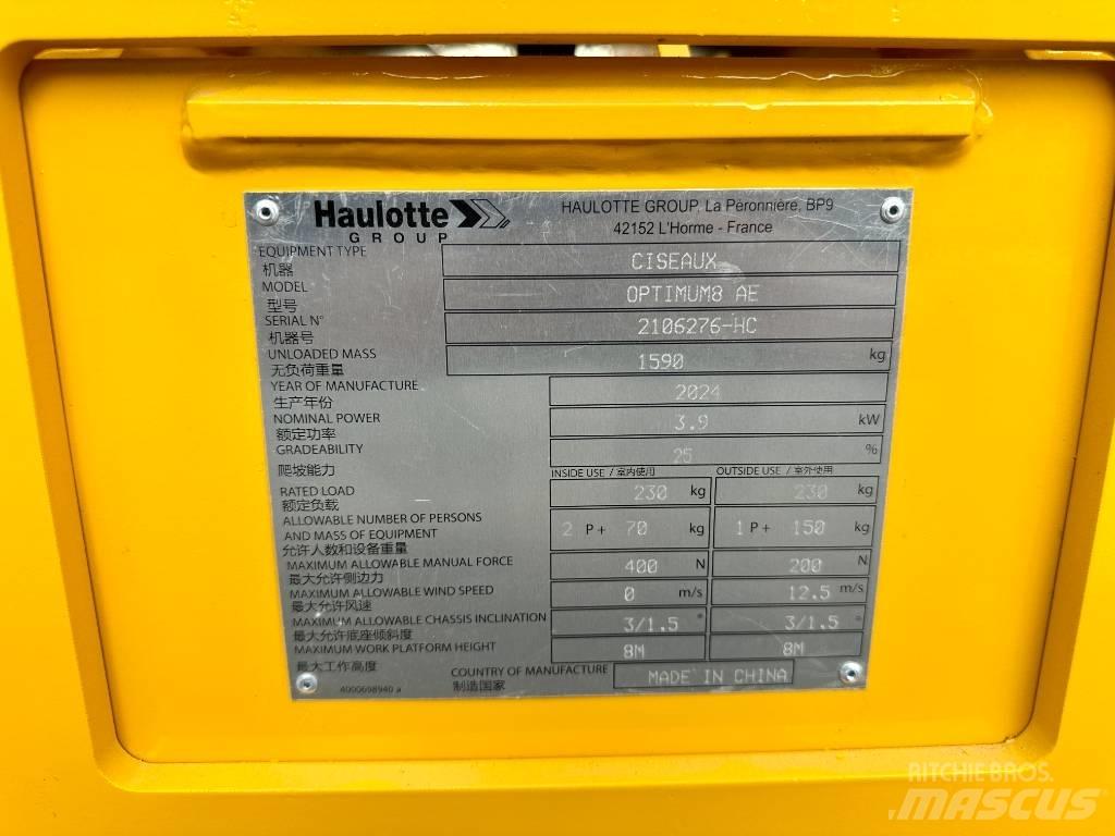 Haulotte OPTIMUM 8 Saksilavat
