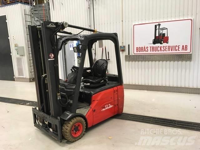 Linde E 16 H - 01 Sähkötrukit