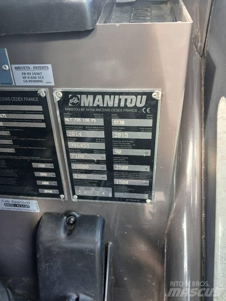 Manitou MLT 735-120 Maatalouskurottajat